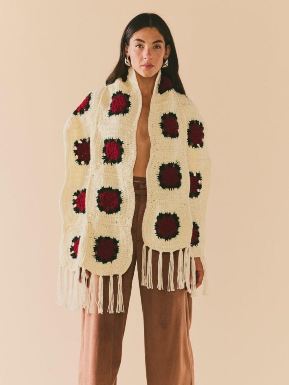 Round Top Rose Scarf